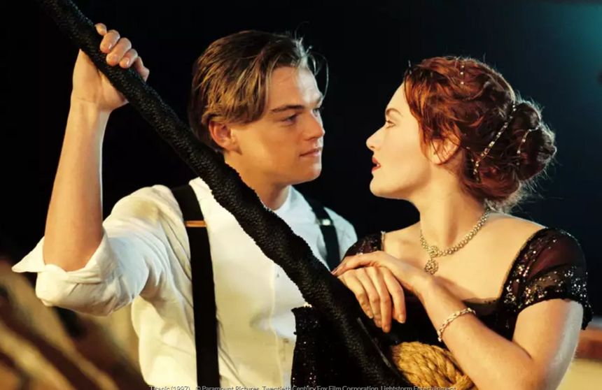 Kadr z filmu "Titanic"