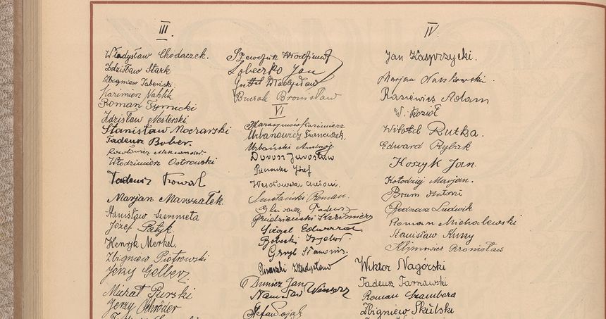 Fragment "Polskiej Deklaracji Podziwu i Przyjaźni dla Stanów Zjednoczonych"