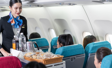 Jedzenie i picie w samolocie
