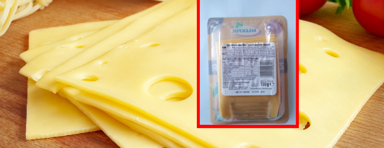 Ser żółty w plastrach, ostrzeżenie GIS