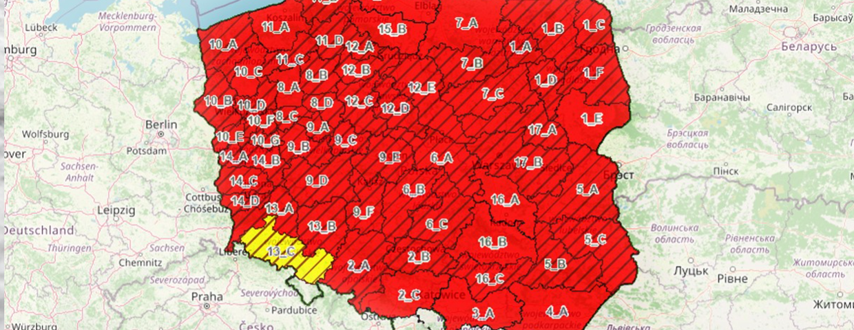 Zagrożenie pożarowe w Polsce. Lasy Państwowe: "Najwyższy stopień"
