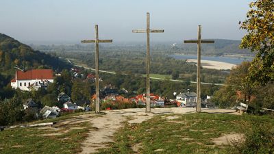 Kazimierz Dolny, Wzgórze Trzech Krzyży