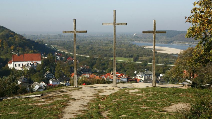 Kazimierz Dolny, Wzgórze Trzech Krzyży
