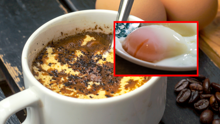 Kawa z jajkiem, egg coffee