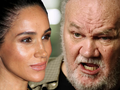 Na zdjęciu Meghan Markle  i Thomas Markle z siwą brodą, wyraźnie zaniepokojony.