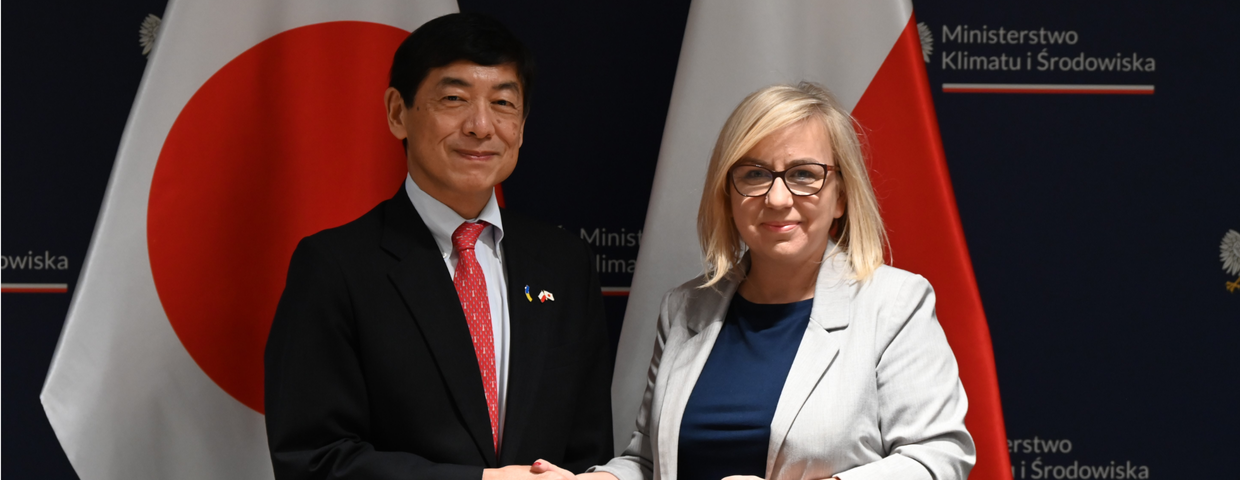 Spotkanie Pauliny Hennig-Kloski z ambasadorem Japonii