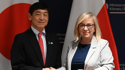 Spotkanie Pauliny Hennig-Kloski z ambasadorem Japonii