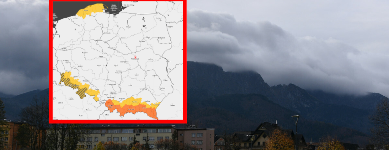 Pogoda w Polsce, ostrzeżenia IMGW, alerty RCB