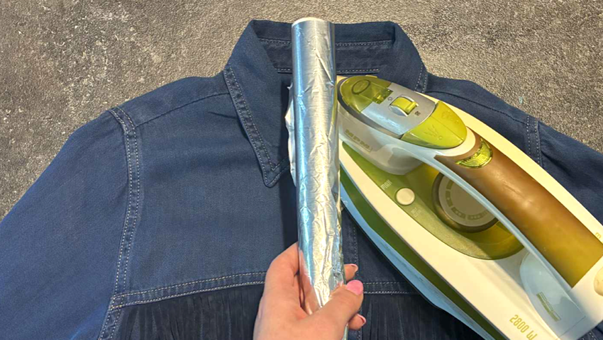 Prasowanie z folią aluminiową