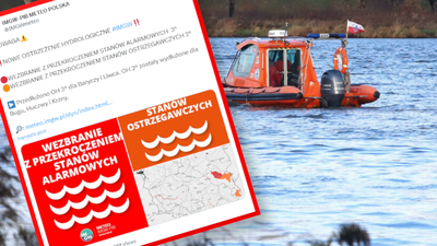 Stan alarmowy na dorzeczach Odry i Wisły