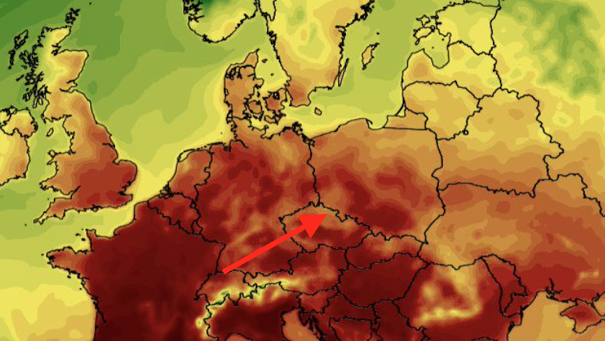 Wyż Ines dociera do Polski