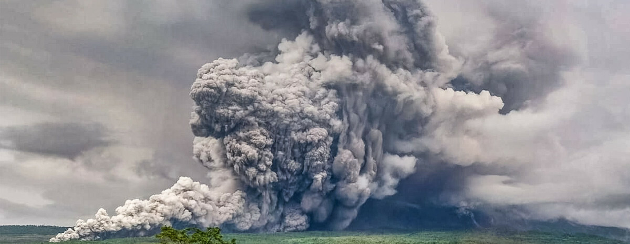 Wulkan Semeru, Indonezja