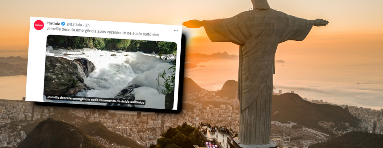 Wyciek toksycznych chemikaliów w Brazylii, kwas sulfonowy w rzece Rio Seco