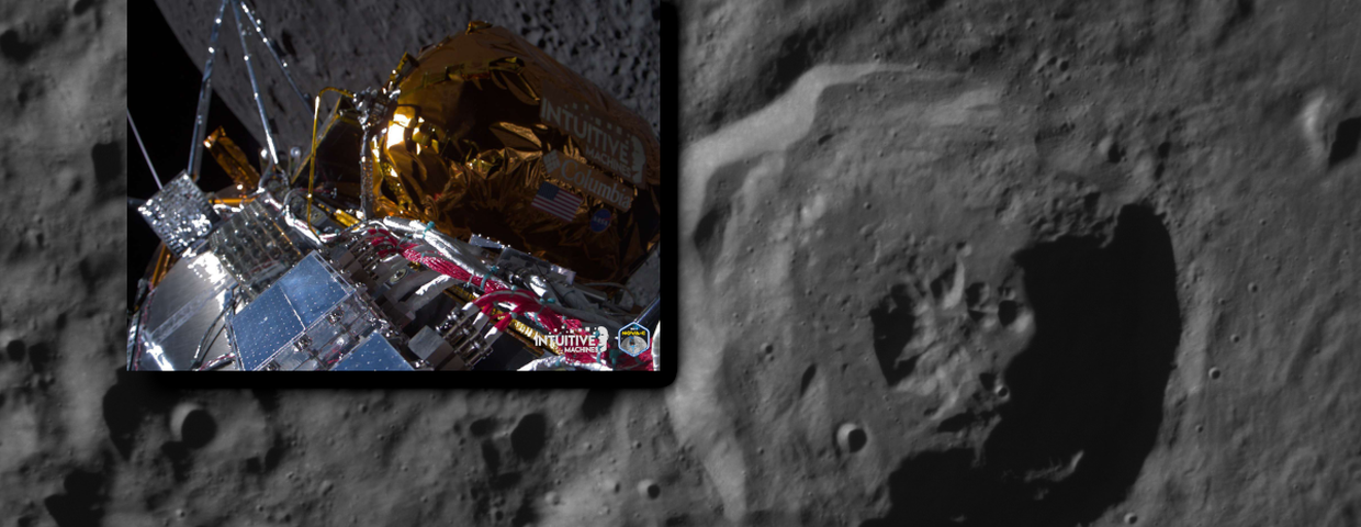 Intuitive Machines i NASA - lądowanie na Księżycu