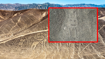 Rysunki z Nazca, odkrycie w Peru