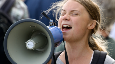 Greta Thunberg protestuje. Aktywistka kontra prywatne odrzutowce