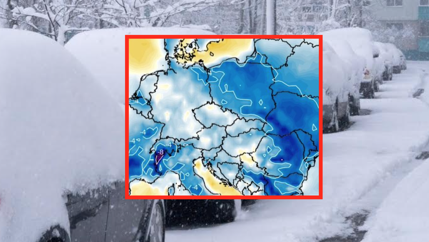 Śnieg w Europie