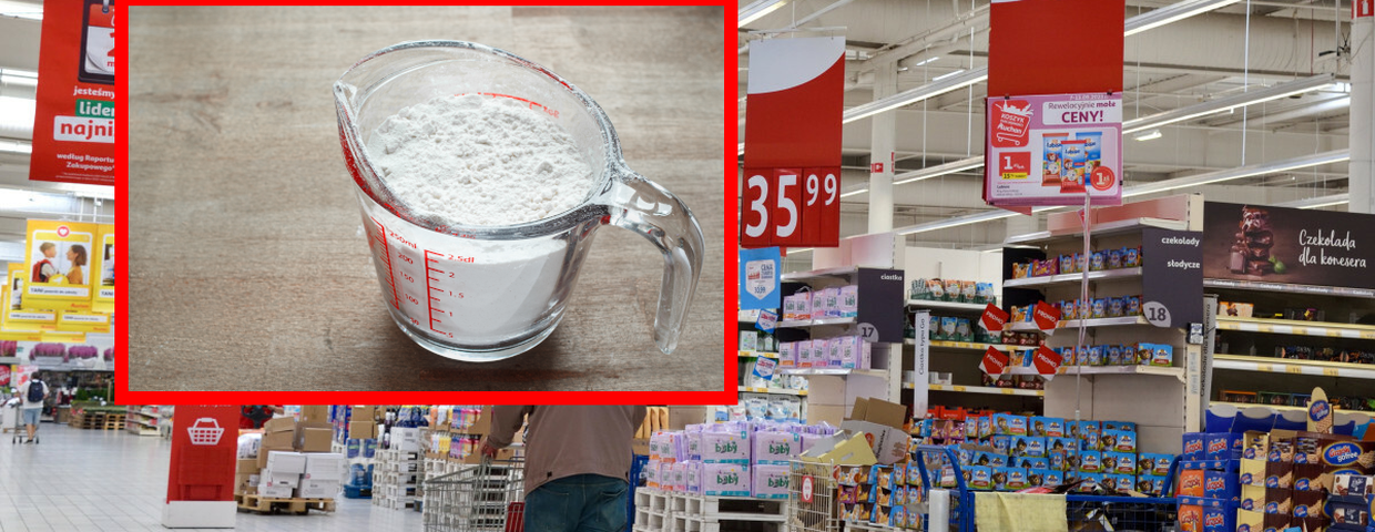 Auchan, mąka pszenna szymanowska wycofana