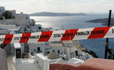 Santorini, trzęsienie ziemi, ryzyko tsunami