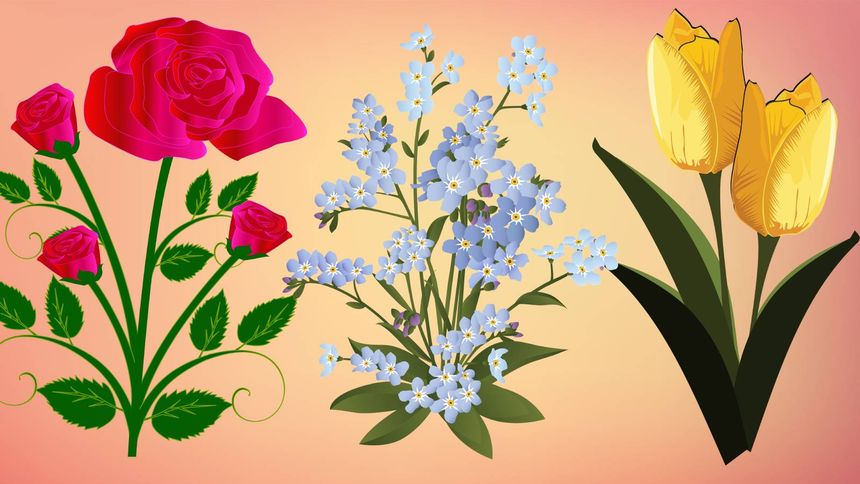 Psychotest z kwiatami