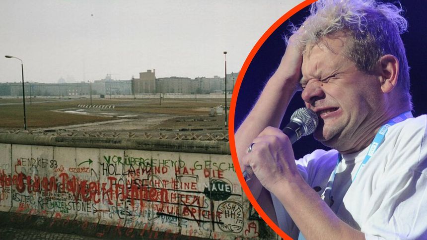 Kazik Staszewski i mur berliński