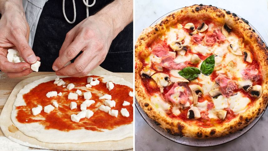 Wspólne wypiekanie pizzy to idealny pomysł na wieczór z rodziną.