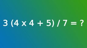 Policz równanie matematyczne bez kalkulatora