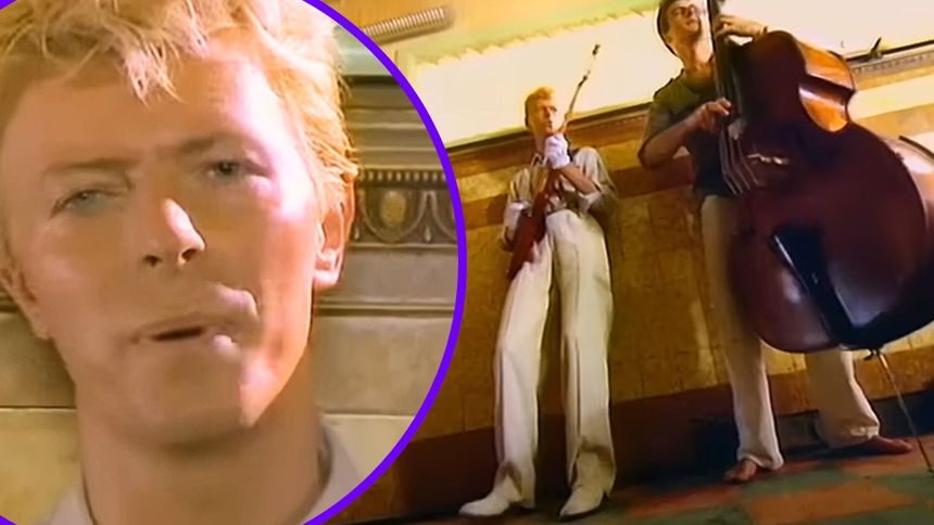 Kadry z teledysku "Let's Dance"