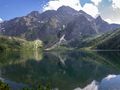 Taki widok na Morskie Oko zastano ze schroniska. "Przyszedł za wcześnie"
