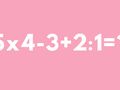 Ile to jest 5x4-3+2:1? Dorośli wciąż sprzeczają się o wynik równania