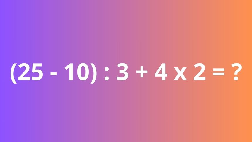 Rozwiąż zagadkę matematyczną.