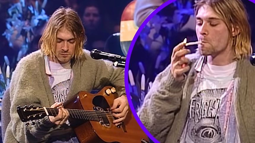 Fragment z występu "Nirvana: Unplugged In New York"