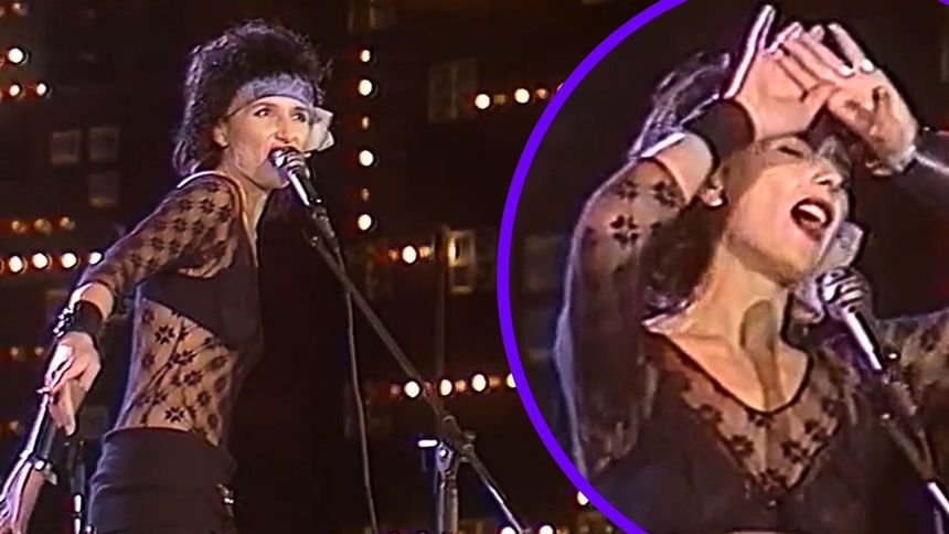 Fragment występu Kory w 1985 roku