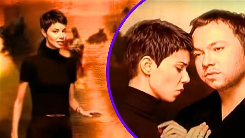 Edyta Górniak i Mietek Szcześniak podczas koncertu w 2015 roku