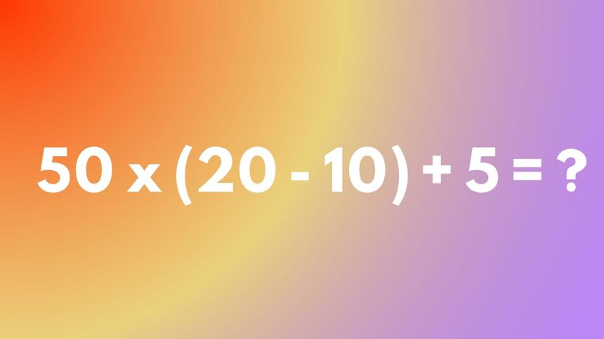 Wskaż rozwiązanie równania. Genialny umysł zrobi to w pamięci