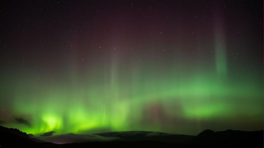 Zorza polarna nad Polską