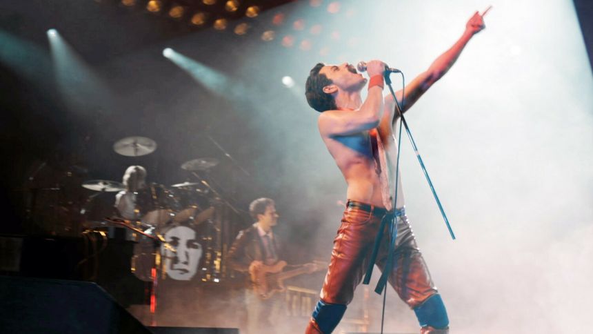 Freddie Mercury. Kadry z filmu "Bohemian Rhapsody"