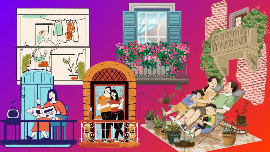 Psychotest. Wystarczy wybrać balkon