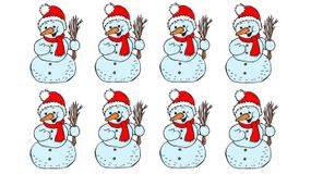 Optyczna zagadka IQ. Który bałwan jest inny?