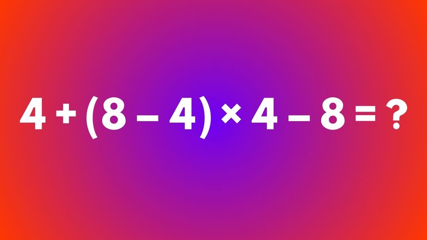 Test na IQ. Podaj wynik równania