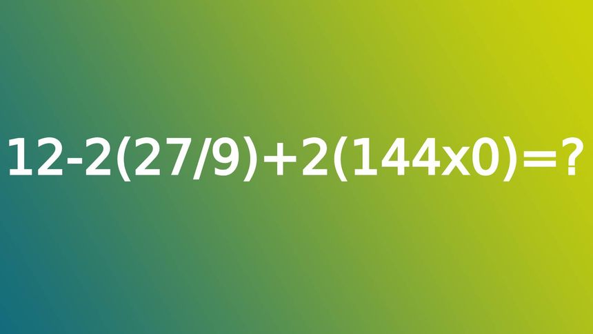 Wskaż wynik tego równania. Pokaż, że jesteś bystry