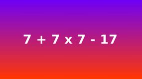 Ile to jest 7+7x7-17? Dorośli Polacy głowią się nad wynikiem