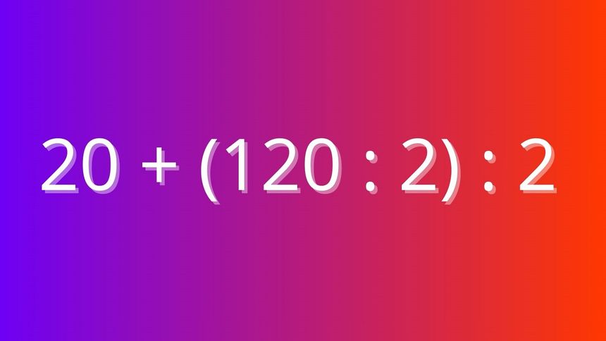 Banalne równanie, a potrafi sprawić problemy dorosłym. Powinno wystarczyć kilka sekund