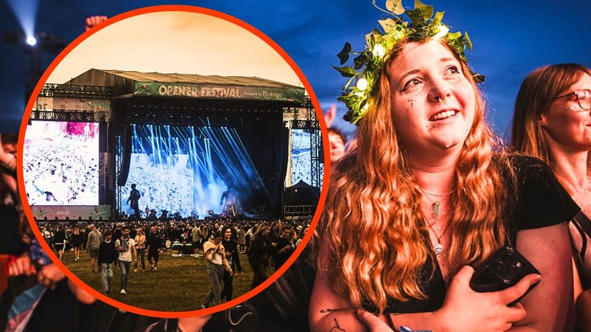 Kadry z filmu promującego Open'er Festival 2023 