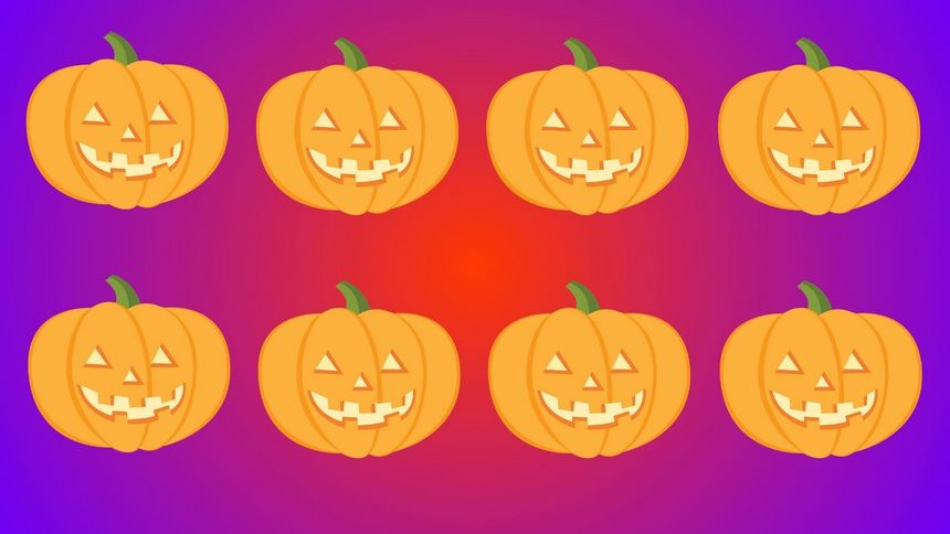 Optyczna zagadka IQ. Która dynia jest inna? Geniusz zauważy różnicę w mig