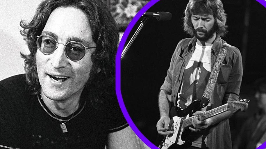 John Lennon i Eric Clapton 