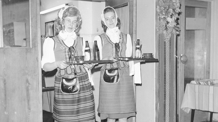 "Miesiąc kucharzy lubelskich" w restauracji "Gastronomia" w Warszawie (1974).