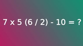 Policz równanie matematyczne w głowie