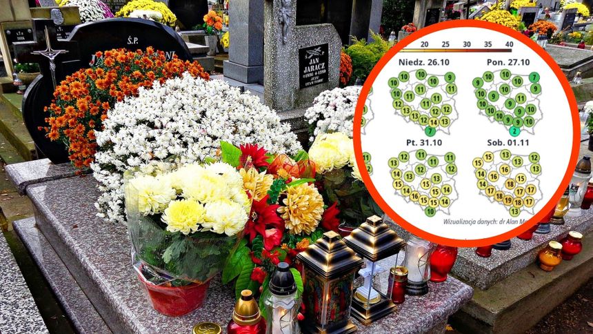 Taka pogoda będzie 1 listopada 