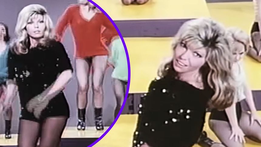 Fragment teledysku "These Boots Are Made for Walkin"